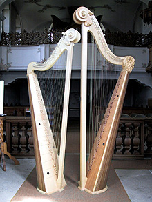 Historische Harfen - Copyright Eric Kleinmann Historische Harfen - Copyright Eric Kleinmann