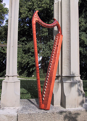 Historische Harfen - Copyright Eric Kleinmann